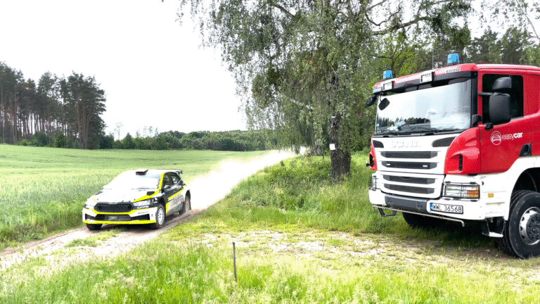 Zabezpieczenie przeciwpożarowe odcinków testowych rajdów – sezon 2025